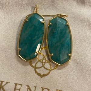 NWOT Kendra Scott Faceted Elle Drop Earrings